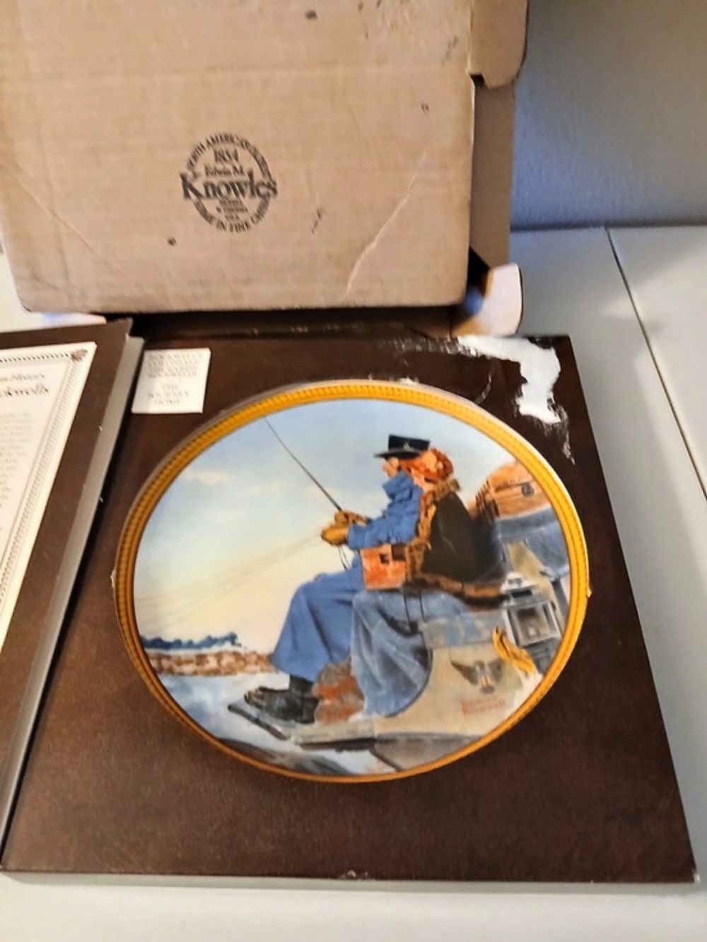 Edwin M. Knowles The Journey Home Print Set Certificate Box